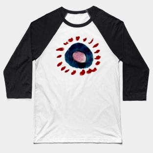 round blue and red - galaxy Baseball T-Shirt